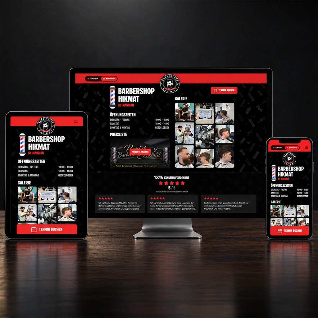 Hikmat Barbershop Mockup